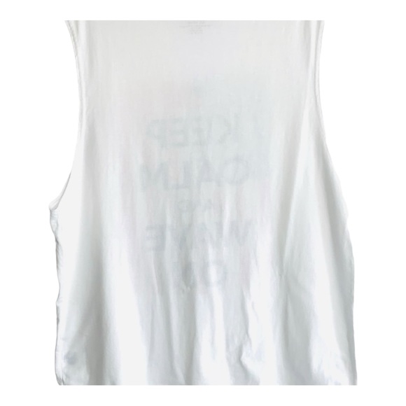 American Flag Faded Glory Mens Tank Top Sz LG - Picture 3 of 4